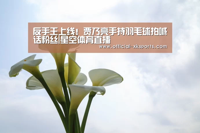 反手王上线!贾乃亮手持羽毛球拍喊话粉丝|星空体育直播(图1) 星空体育直播